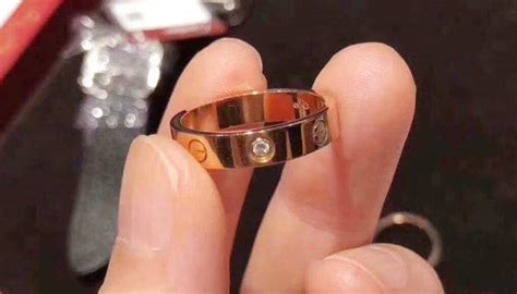 cartier love ring replica rose gold|cartier love ring look alike.